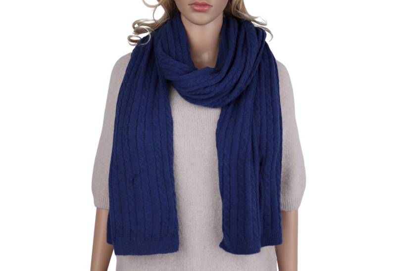 MIRROSI Strickschal Damen Schal mit Zopfmuster (180 x 50 cm, ca. 200 g), (Neue Kollektion Herbst/Winter 2025) von MIRROSI