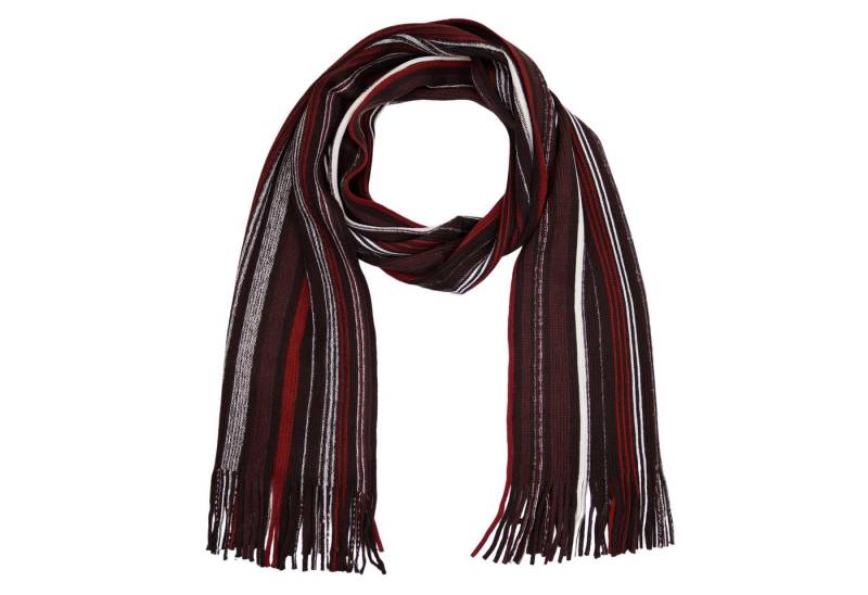MIRROSI Strickschal Herren Weicher und warmer Schal Streifen 32x180cm, (Angesagter Streifenstrick, ca. 175 g), Männer Halstuch ideal für Herbst und Winter von MIRROSI