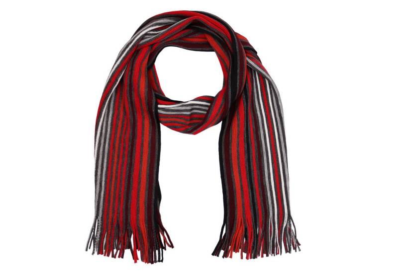 MIRROSI Strickschal Herren Weicher und warmer Schal Streifen 32x180cm, (Angesagter Streifenstrick, ca. 175 g), Männer Halstuch ideal für Herbst und Winter von MIRROSI