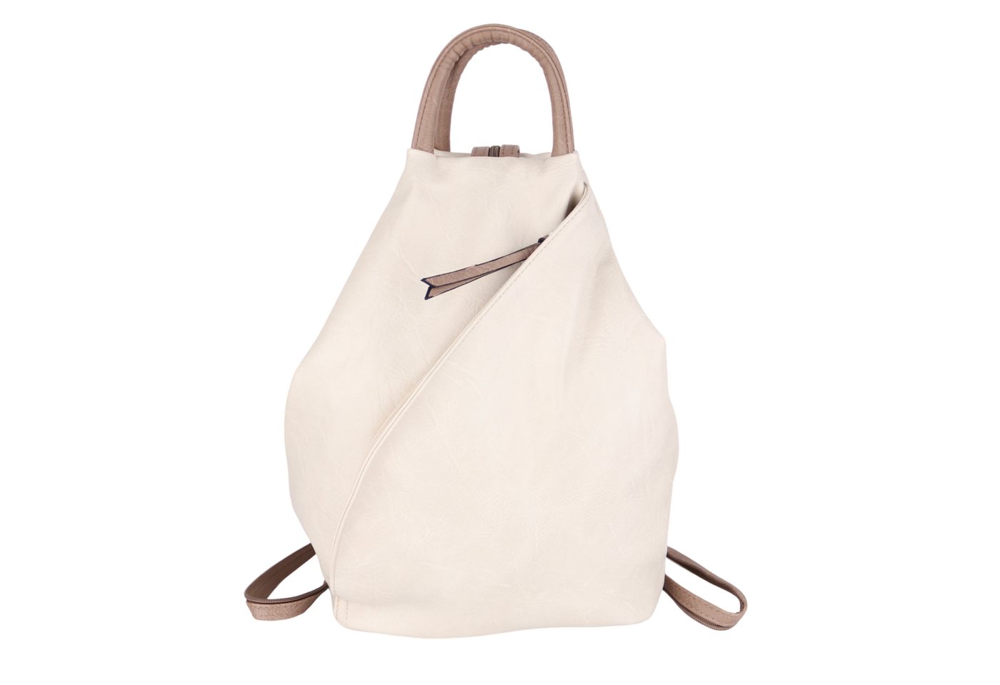 MIRROSI Tagesrucksack Damen Rucksack aus Kunstleder (ca. 30x34x14cm), aus hochwertigem Kunstleder, Rucksack, Daypack von MIRROSI