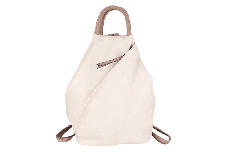 MIRROSI Tagesrucksack Damen Rucksack aus Kunstleder (ca. 30x34x14cm), aus hochwertigem Kunstleder, Rucksack, Daypack von MIRROSI