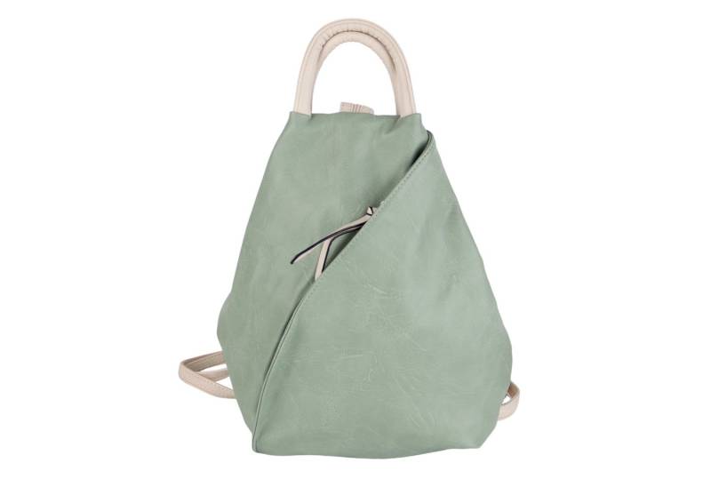 MIRROSI Tagesrucksack Damen Rucksack aus Kunstleder (ca. 30x34x14cm), aus hochwertigem Kunstleder, Rucksack, Daypack von MIRROSI