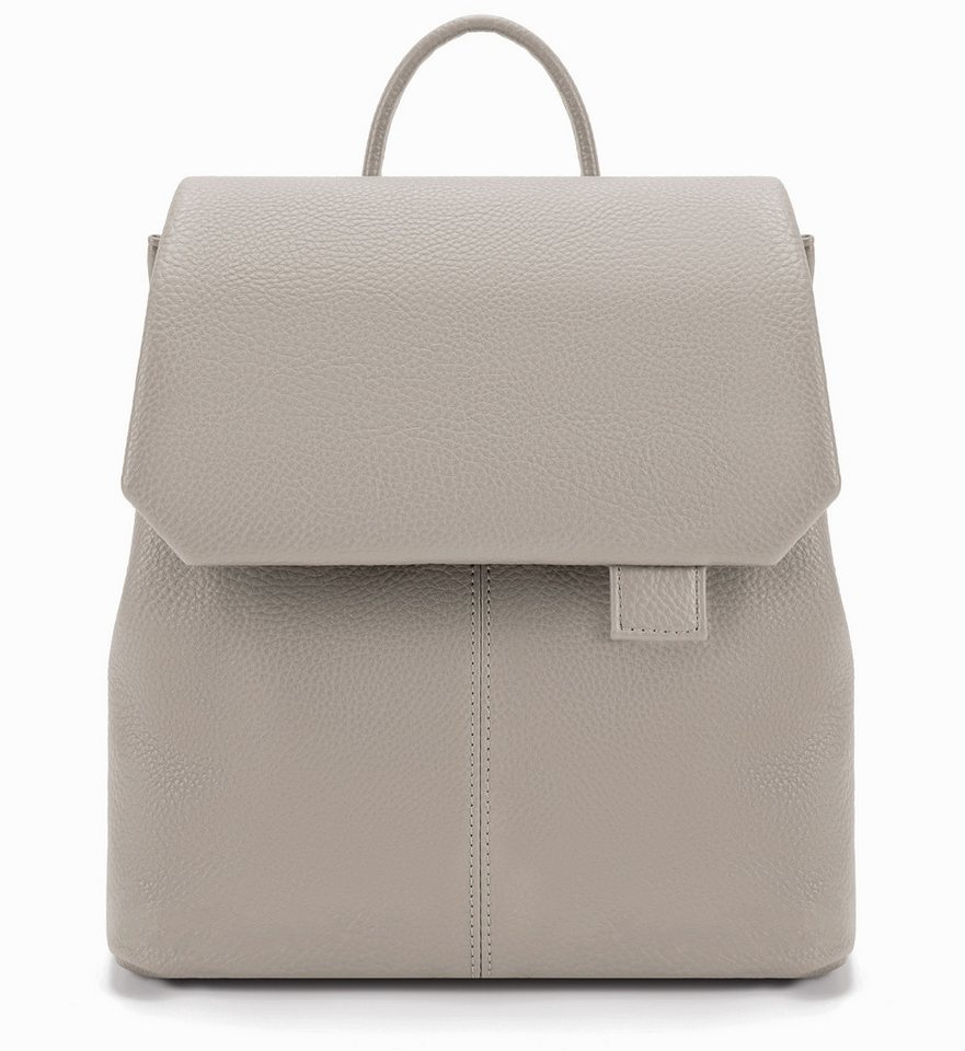 MIRROSI Tagesrucksack Damen auch als Crossbody Bag 2 in 1, Elegant (26x11x28cm - Kompakte Größe), aus hochwertigem Kunstleder, Wasserdicht, Rucksack, Daypack von MIRROSI