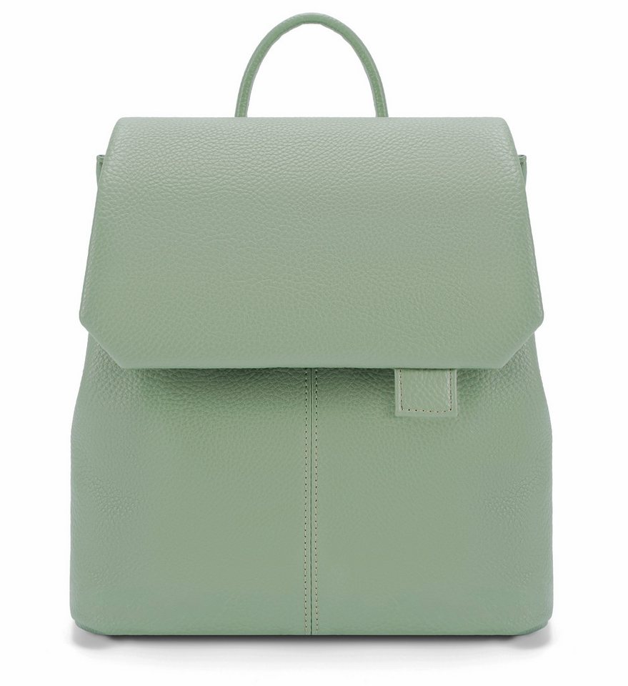 MIRROSI Tagesrucksack Damen auch als Crossbody Bag 2 in 1, Elegant (26x11x28cm - Kompakte Größe), aus hochwertigem Kunstleder, Wasserdicht, Rucksack, Daypack von MIRROSI