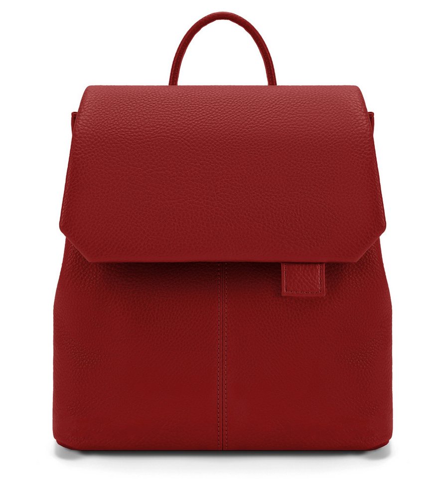 MIRROSI Tagesrucksack Damen auch als Crossbody Bag 2 in 1, Elegant (26x11x28cm - Kompakte Größe), aus hochwertigem Kunstleder, Wasserdicht, Rucksack, Daypack von MIRROSI