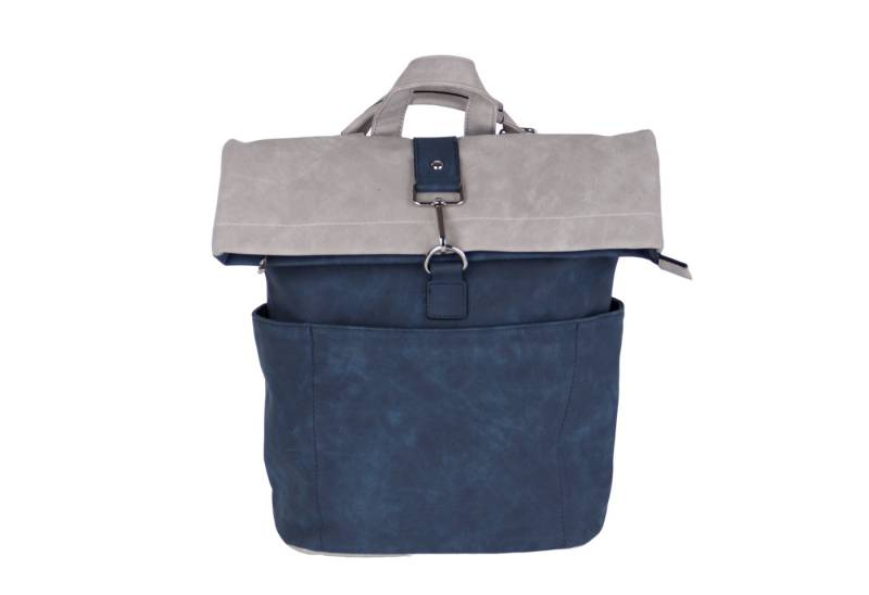 MIRROSI Tagesrucksack Damen auch als Crossbody Bag 2 in 1, Elegant (33 x (35 + 10) x 12 cm – kompakte Größe), aus hochwertigem Kunstleder, Rucksack, Daypack von MIRROSI