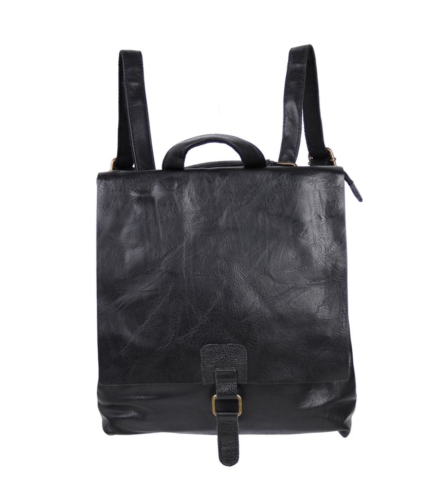 MIRROSI Tagesrucksack Damen auch als Crossbody Bag 2 in 1, zwei Größen (klein oder groß), aus hochwertigem Kunstleder, Rucksack, Daypack von MIRROSI