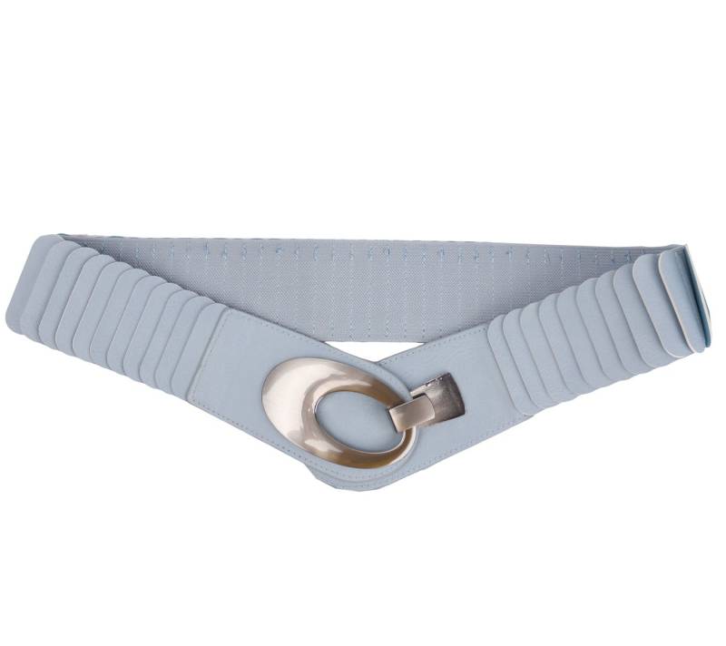 MIRROSI Taillengürtel Leo Unifarbe breit 6cm für Taillenumfang 85 bis 110cm, ONESIZE (Angenehmes Tragesgefühl, Leopard Muster, Unifarben) Breiter Stretch Gürtel von MIRROSI