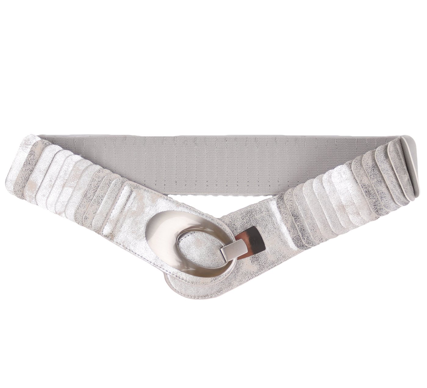 MIRROSI Taillengürtel Leo Unifarbe breit 6cm für Taillenumfang 85 bis 110cm, ONESIZE (Angenehmes Tragesgefühl, Leopard Muster, Unifarben) Breiter Stretch Gürtel von MIRROSI