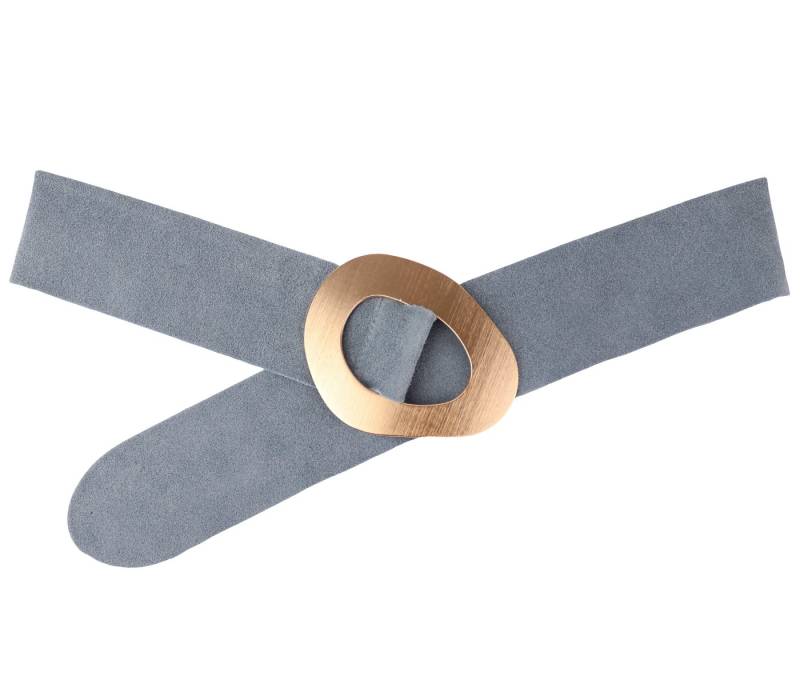 MIRROSI Taillengürtel aus Echtleder Große Schnalle mit breitem Bund (7cm Breit) Hüftgürtel, Breiter Gürtel, Made in Italy von MIRROSI