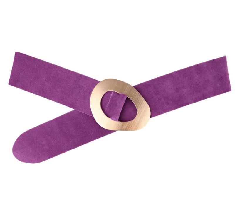 MIRROSI Taillengürtel aus Echtleder Große Schnalle mit breitem Bund (7cm Breit) Hüftgürtel, Breiter Gürtel, Made in Italy von MIRROSI