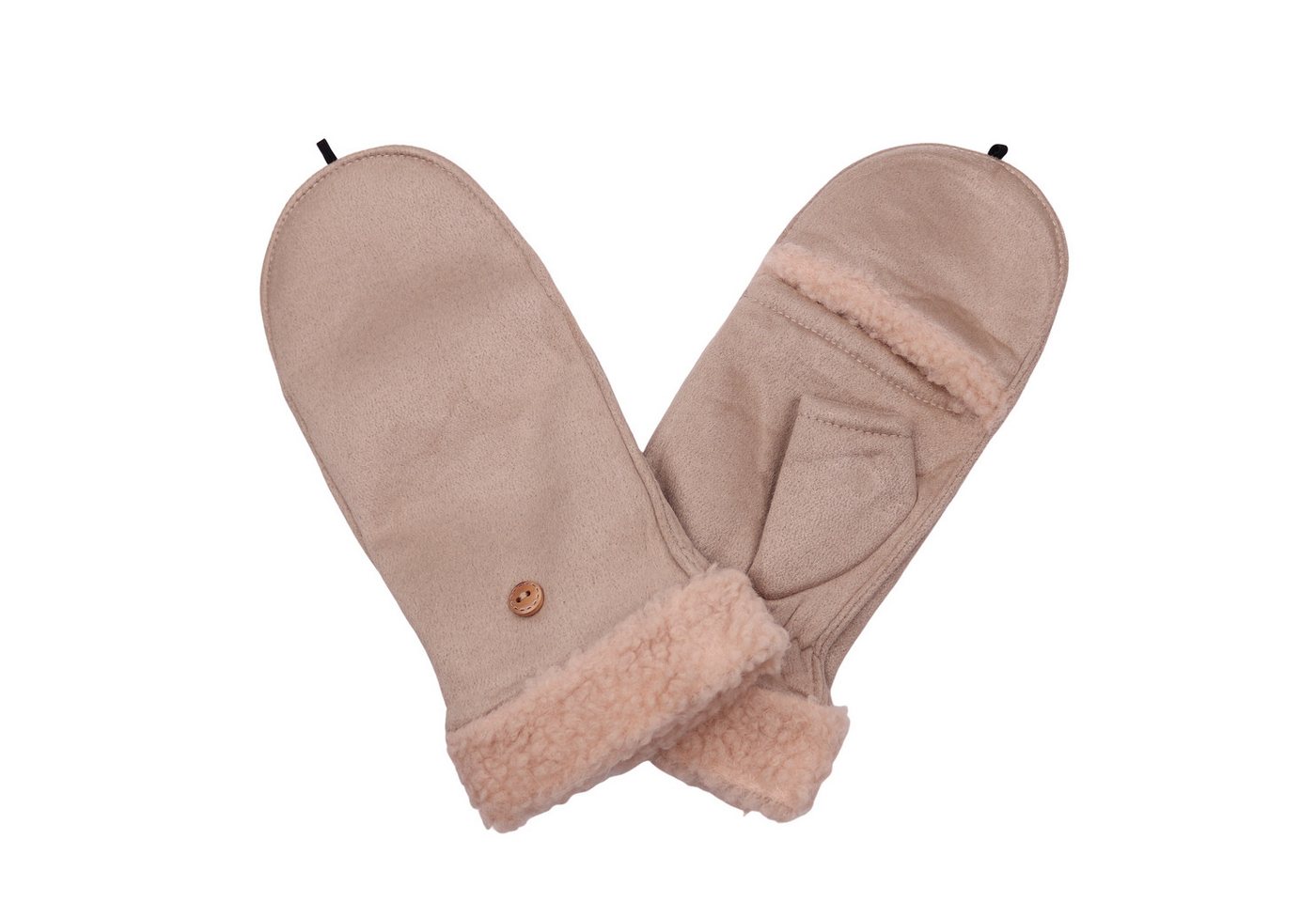 MIRROSI Thermohandschuhe Damen Handschuhe 2 in 1 mit klapppbare Manschette (Durch gefüttert) passt perfekt für Boots von MIRROSI