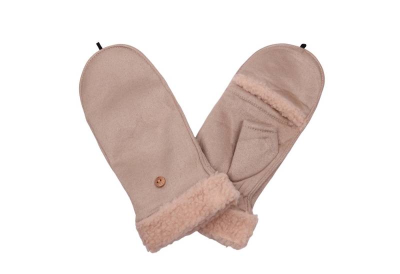 MIRROSI Thermohandschuhe Damen Handschuhe 2 in 1 mit klapppbare Manschette (Durch gefüttert) passt perfekt für Boots von MIRROSI
