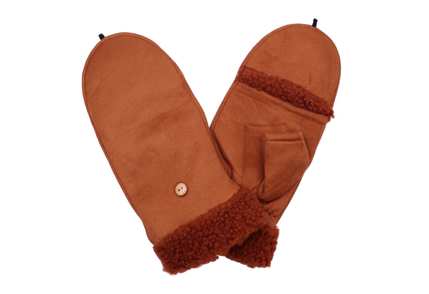 MIRROSI Thermohandschuhe Damen Handschuhe 2 in 1 mit klapppbare Manschette (Durch gefüttert) passt perfekt für Boots von MIRROSI