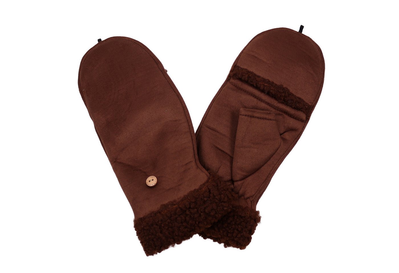 MIRROSI Thermohandschuhe Damen Handschuhe 2 in 1 mit klapppbare Manschette (Durch gefüttert) passt perfekt für Boots von MIRROSI