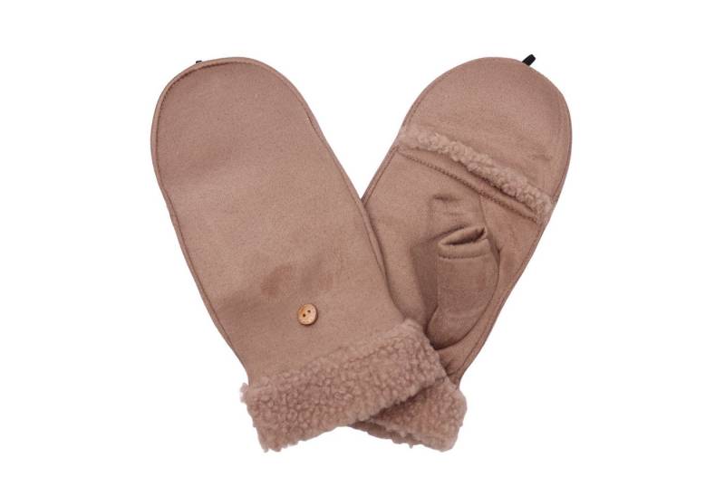 MIRROSI Thermohandschuhe Damen Handschuhe 2 in 1 mit klapppbare Manschette (Durch gefüttert) passt perfekt für Boots von MIRROSI