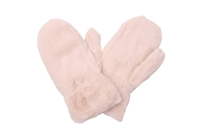 MIRROSI Thermohandschuhe Damen Handschuhe Fausthandschuhe aus Kunstfell (Einheitsgröße) Unifarbe, sehr weich und warm ideal für Herbst oder Winter von MIRROSI