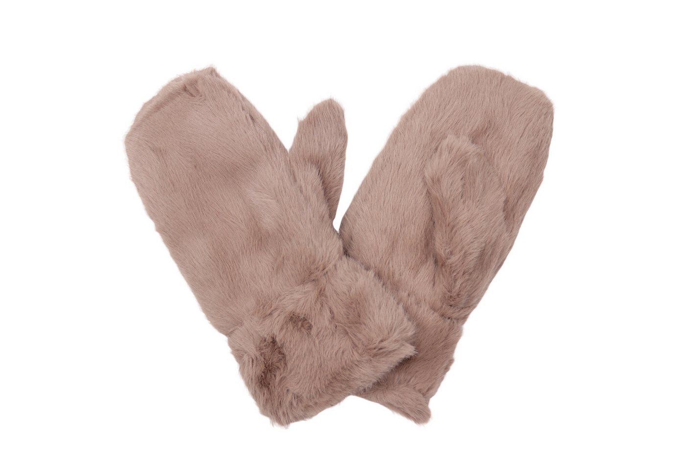 MIRROSI Thermohandschuhe Damen Handschuhe Fausthandschuhe aus Kunstfell (Einheitsgröße) Unifarbe, sehr weich und warm ideal für Herbst oder Winter von MIRROSI