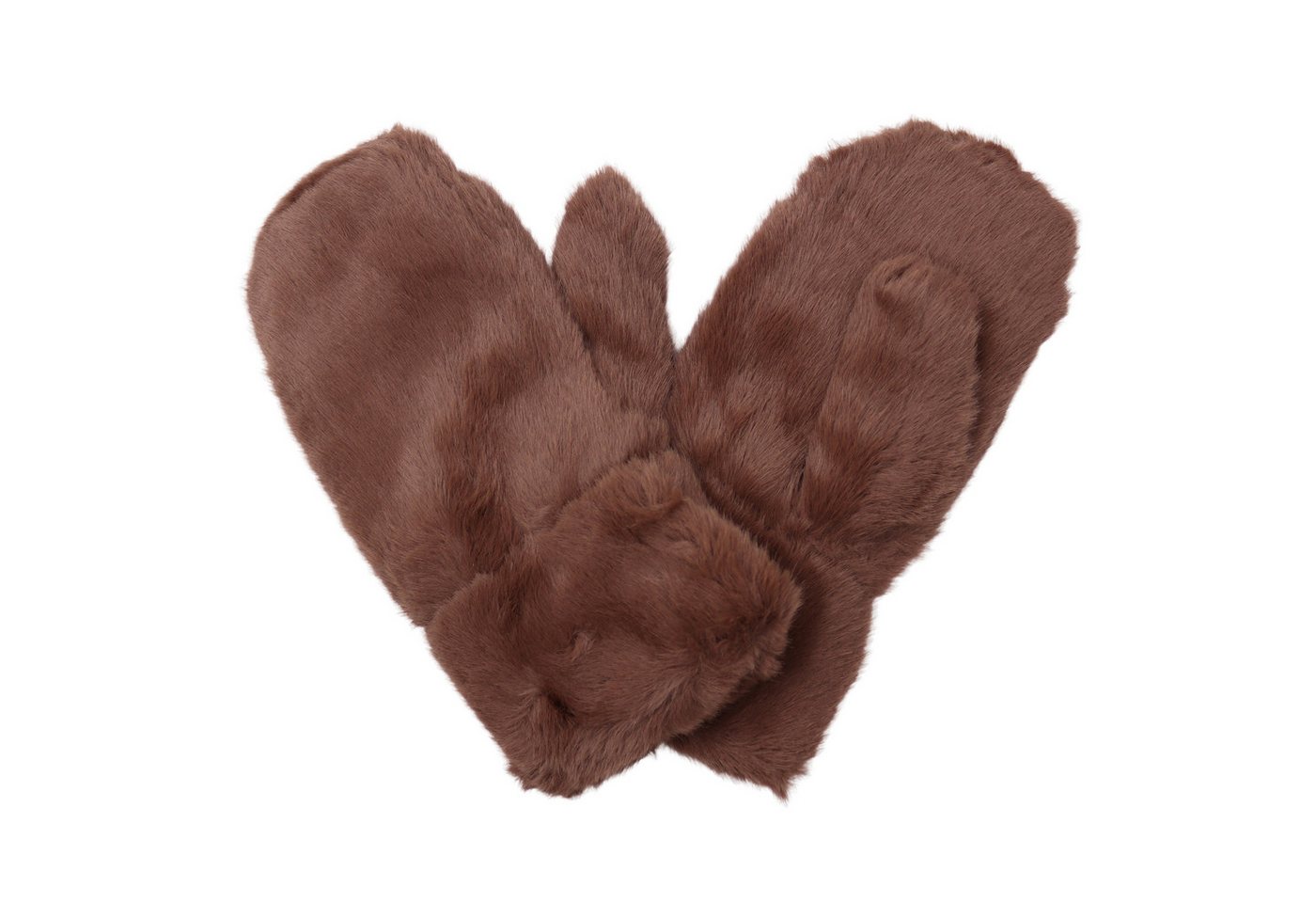 MIRROSI Thermohandschuhe Damen Handschuhe Fausthandschuhe aus Kunstfell (Einheitsgröße) Unifarbe, sehr weich und warm ideal für Herbst oder Winter von MIRROSI