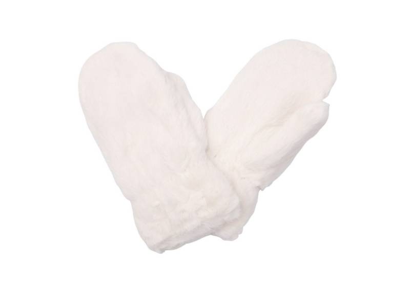 MIRROSI Thermohandschuhe Damen Handschuhe Fausthandschuhe aus Kunstfell (Einheitsgröße) Unifarbe, sehr weich und warm ideal für Herbst oder Winter von MIRROSI