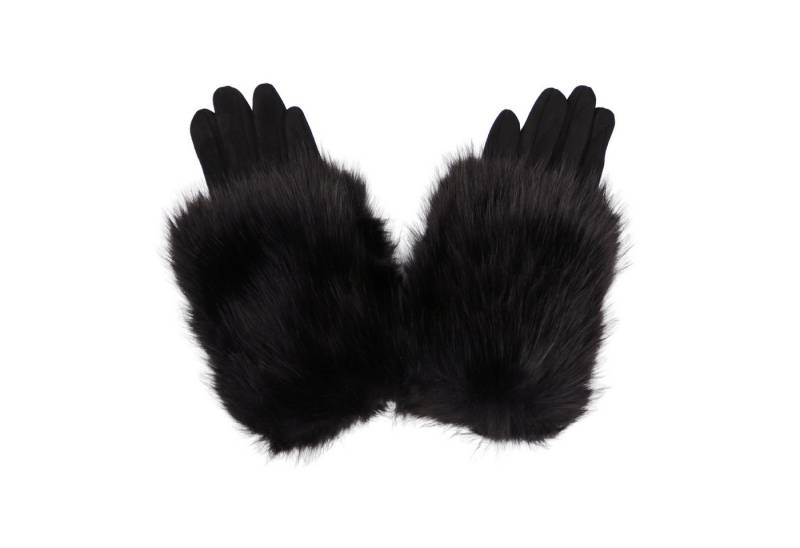 MIRROSI Thermohandschuhe Damen Handschuhe aus Kunstfell 2 in 1 Kuschelig, sehr weich und warm ideal für Herbst oder Winter von MIRROSI