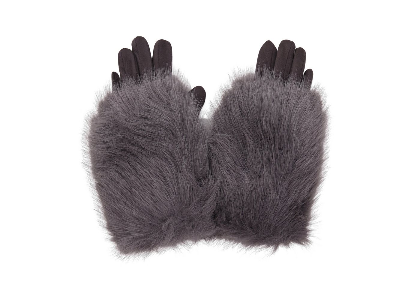 MIRROSI Thermohandschuhe Damen Handschuhe aus Kunstfell Kuschelig, sehr weich und warm ideal für Herbst oder Winter von MIRROSI