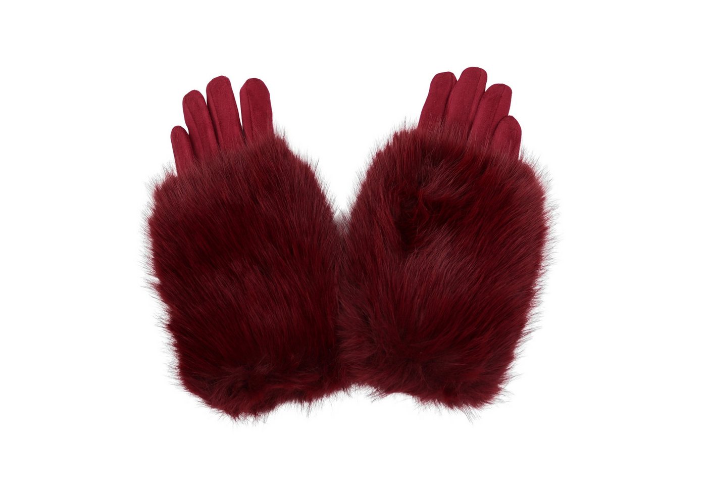 MIRROSI Thermohandschuhe Damen Handschuhe aus Kunstfell Kuschelig, sehr weich und warm ideal für Herbst oder Winter von MIRROSI
