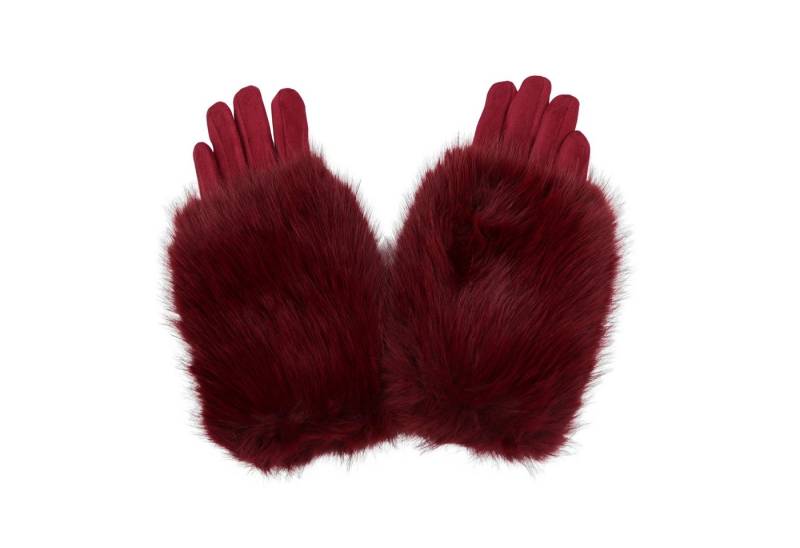 MIRROSI Thermohandschuhe Damen Handschuhe aus Kunstfell Kuschelig, sehr weich und warm ideal für Herbst oder Winter von MIRROSI