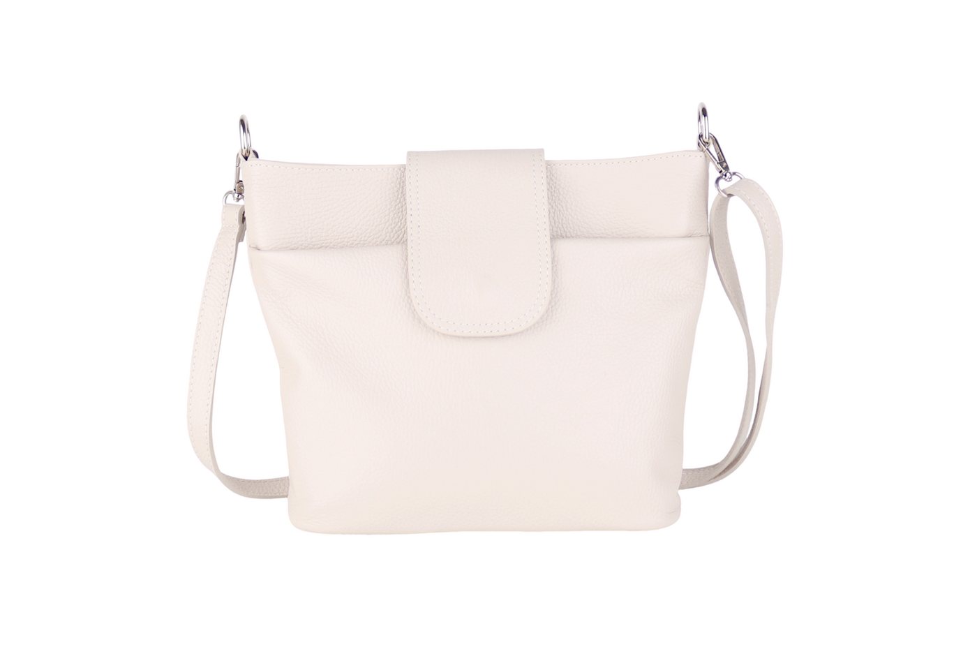 MIRROSI Umhängetasche Damen, Crossbody Bag, Echtleder Made in Italy (1 Tasche 1 Gurt), verstellbaren Schulterriemen), 30x24,50x9cm (BXHXT) viel Stauraum von MIRROSI