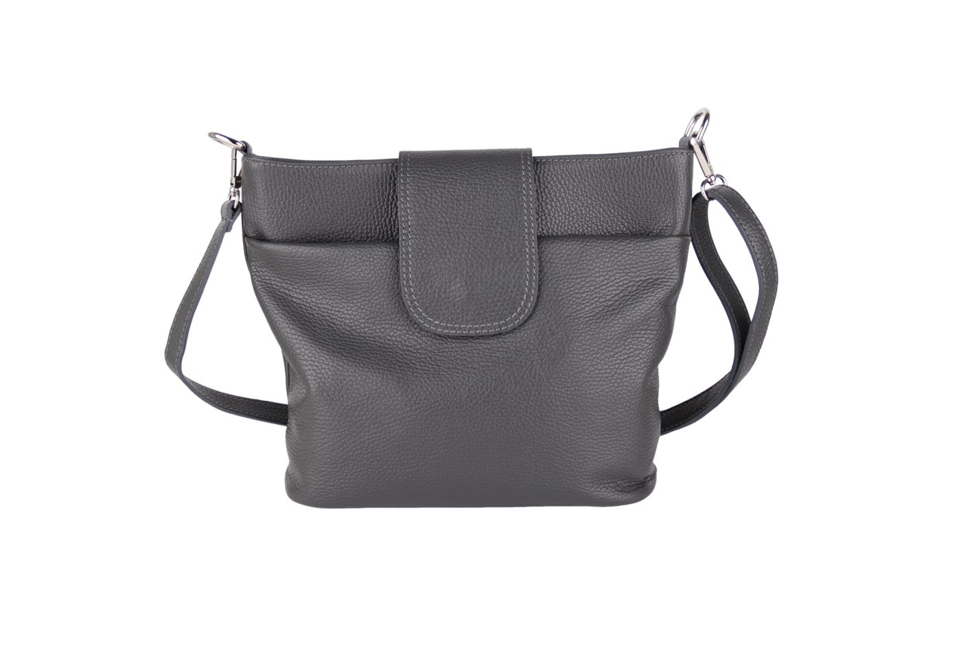 MIRROSI Umhängetasche Damen, Crossbody Bag, Echtleder Made in Italy (1 Tasche 1 Gurt), verstellbaren Schulterriemen), 30x24,50x9cm (BXHXT) viel Stauraum von MIRROSI