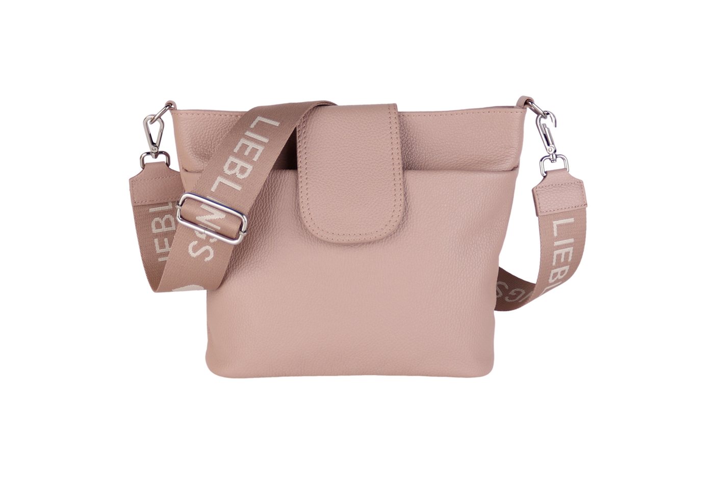 MIRROSI Umhängetasche Damen, Crossbody Bag, Echtleder Made in Italy (1 Tasche 2 Gurte), verstellbaren Schulterriemen), 30x24,50x9cm (BXHXT) viel Stauraum von MIRROSI