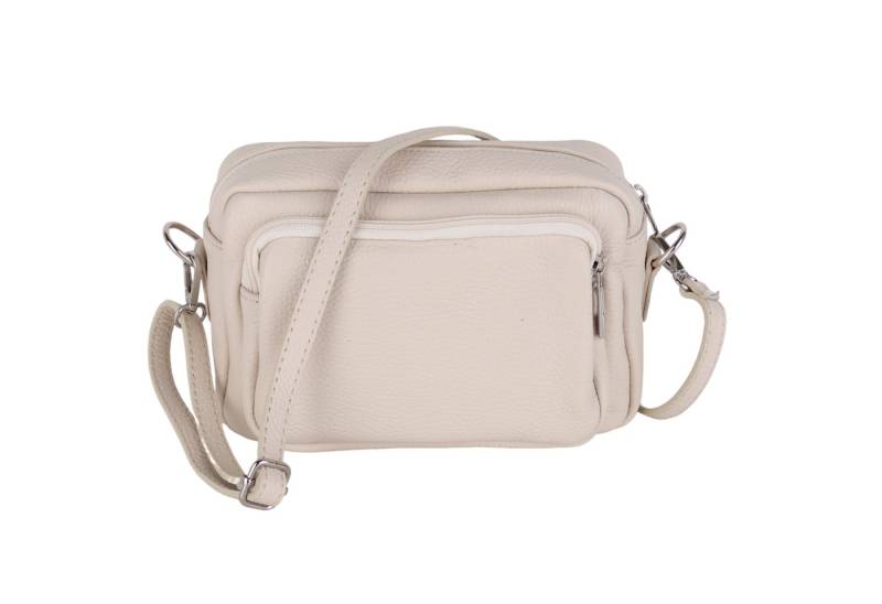 MIRROSI Umhängetasche Damen, Crossbody Bag, Echtleder Made in Italy (1 Tasche 2 Gurte oder Basic Version 1 Tasche 1 Gurt), 24x14x9cm (BXHXT) von MIRROSI
