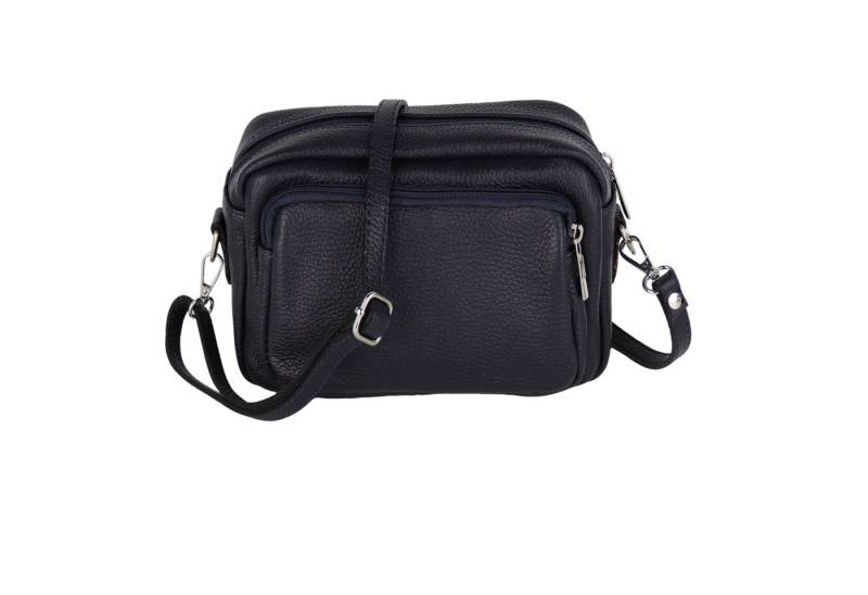 MIRROSI Umhängetasche Damen, Crossbody Bag, Echtleder Made in Italy (1 Tasche 2 Gurte oder Basic Version 1 Tasche 1 Gurt), 24x14x9cm (BXHXT) von MIRROSI