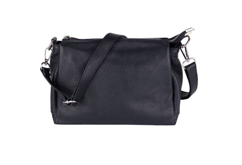 MIRROSI Umhängetasche Damen, Crossbody Bag, Echtleder Made in Italy (1 Tasche 2 Gurte oder Basic Version 1 Tasche 1 Gurt), 26x20x9cm (BXHXT) von MIRROSI