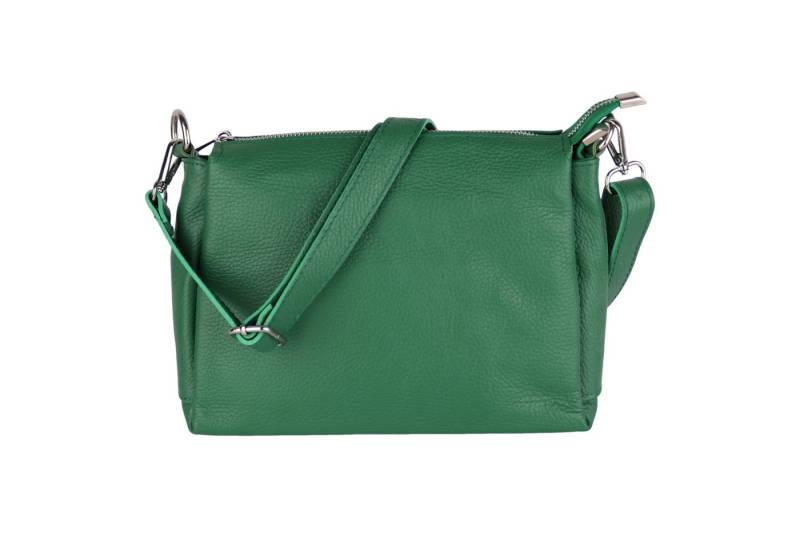 MIRROSI Umhängetasche Damen, Crossbody Bag, Echtleder Made in Italy (1 Tasche 2 Gurte oder Basic Version 1 Tasche 1 Gurt), 26x20x9cm (BXHXT) von MIRROSI