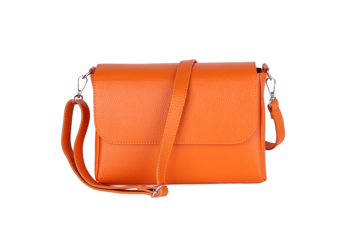 MIRROSI Umhängetasche Damen, Crossbody Bag, Echtleder Made in Italy (1 Tasche 2 Gurte oder Basic Version 1 Tasche 1 Gurt), 27x20x7cm (BXHXT) Mittelgroß von MIRROSI