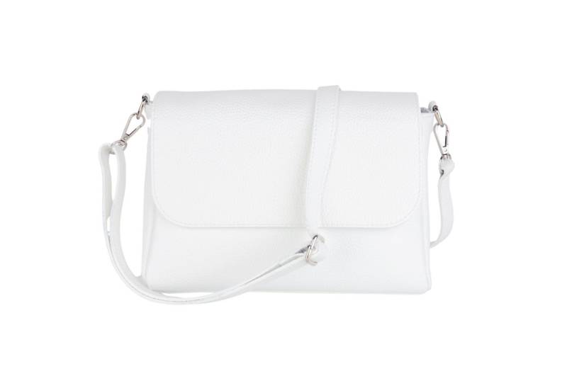 MIRROSI Umhängetasche Damen, Crossbody Bag, Echtleder Made in Italy (1 Tasche 2 Gurte oder Basic Version 1 Tasche 1 Gurt), 27x20x7cm (BXHXT) Mittelgroß von MIRROSI