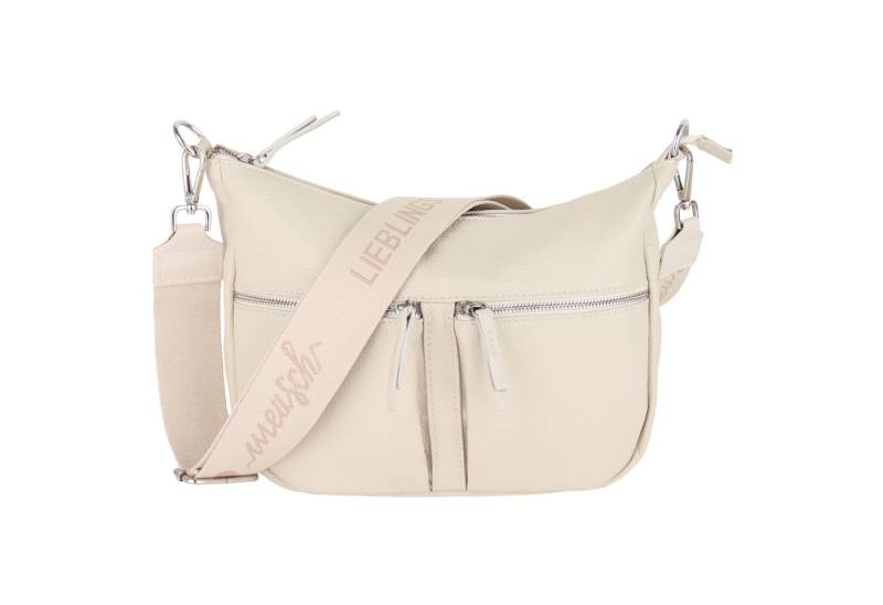 MIRROSI Umhängetasche Damen, Crossbody Bag, Echtleder Made in Italy (1 Tasche 2 Gurte oder Basic Version 1 Tasche 1 Gurt), 33x20x7cm (BXHXT) Mittelgroß von MIRROSI