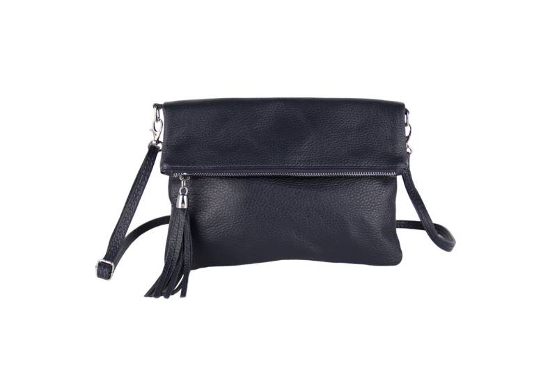 MIRROSI Umhängetasche Damen, Crossbody Bag, Echtleder Made in Italy (1 Tasche 2 Gurte oder Basic Version 1 Tasche 1 Gurt, verstellbaren Schulterriemen), 26x18x2cm (BXHXT) von MIRROSI