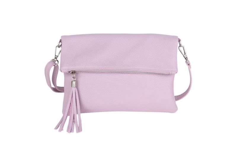 MIRROSI Umhängetasche Damen, Crossbody Bag, Echtleder Made in Italy (1 Tasche 2 Gurte oder Basic Version 1 Tasche 1 Gurt, verstellbaren Schulterriemen), 26x18x2cm (BXHXT) von MIRROSI