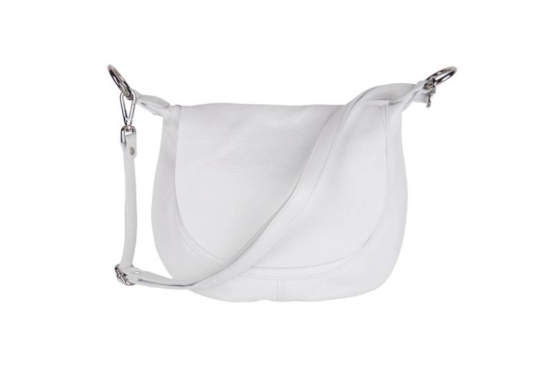 MIRROSI Umhängetasche Damen, Crossbody Bag, Echtleder Made in Italy (1 Tasche 2 Gurte oder Basic Version 1 Tasche 1 Ledergurt), 28x25x7cm (BXHXT) von MIRROSI