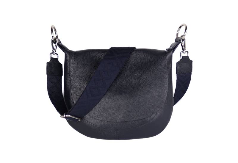MIRROSI Umhängetasche Damen, Crossbody Bag, Echtleder Made in Italy (1 Tasche 2 Gurte oder Basic Version 1 Tasche 1 Ledergurt), 28x25x7cm (BXHXT) von MIRROSI