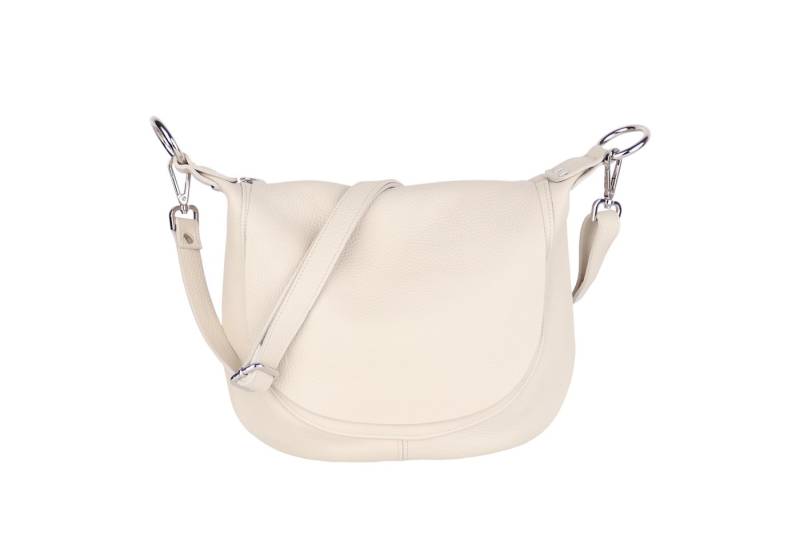 MIRROSI Umhängetasche Damen, Crossbody Bag, Echtleder Made in Italy (1 Tasche 2 Gurte oder Basic Version 1 Tasche 1 Ledergurt), 28x25x7cm (BXHXT) von MIRROSI