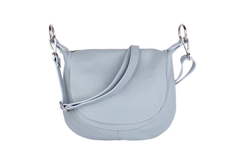 MIRROSI Umhängetasche Damen, Crossbody Bag, Echtleder Made in Italy (1 Tasche 2 Gurte oder Basic Version 1 Tasche 1 Ledergurt), 28x25x7cm (BXHXT) von MIRROSI