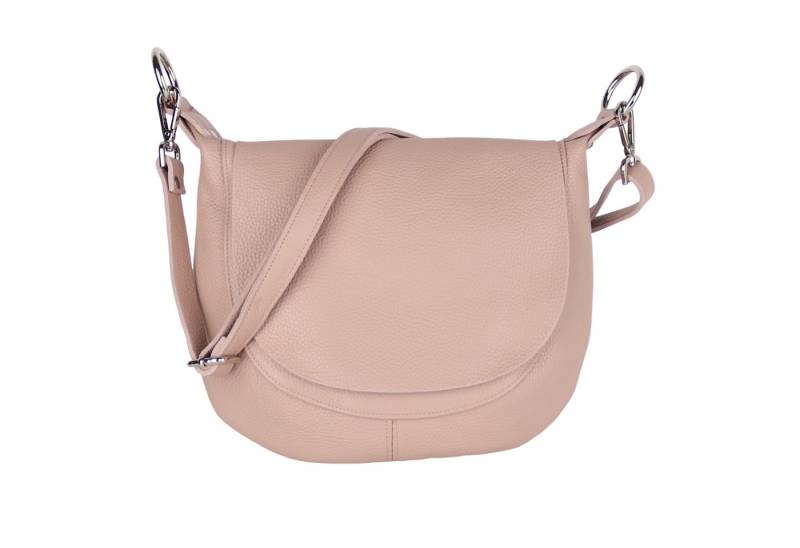 MIRROSI Umhängetasche Damen, Crossbody Bag, Echtleder Made in Italy (1 Tasche 2 Gurte oder Basic Version 1 Tasche 1 Ledergurt), 28x25x7cm (BXHXT) von MIRROSI