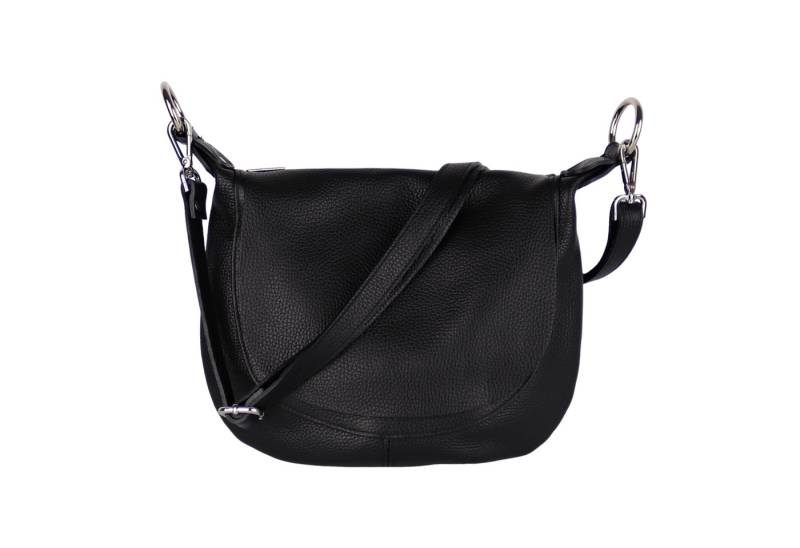 MIRROSI Umhängetasche Damen, Crossbody Bag, Echtleder Made in Italy (1 Tasche 2 Gurte oder Basic Version 1 Tasche 1 Ledergurt), 28x25x7cm (BXHXT) von MIRROSI