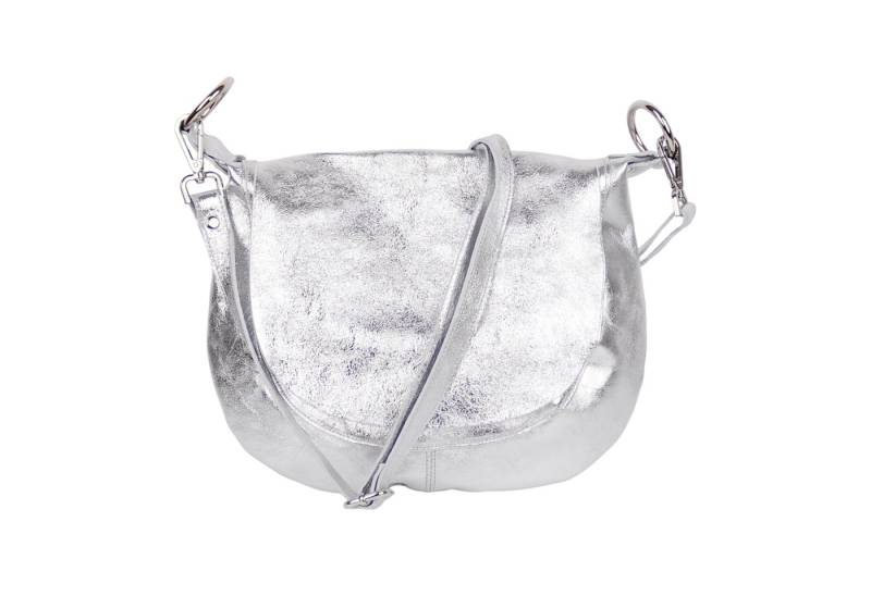 MIRROSI Umhängetasche Damen, Crossbody Bag, Echtleder Made in Italy (1 Tasche 2 Gurte oder Basic Version 1 Tasche 1 Ledergurt), 28x25x7cm (BXHXT) von MIRROSI
