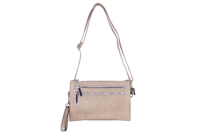 MIRROSI Umhängetasche Damen, Veganleder Crossbody Tasche Bag, Schultertasche (Extra dünnes Design mit vielen Innenfächern, ca.23,5x15x3cm(BXHXT), verstellbaren Schulterriemen von MIRROSI