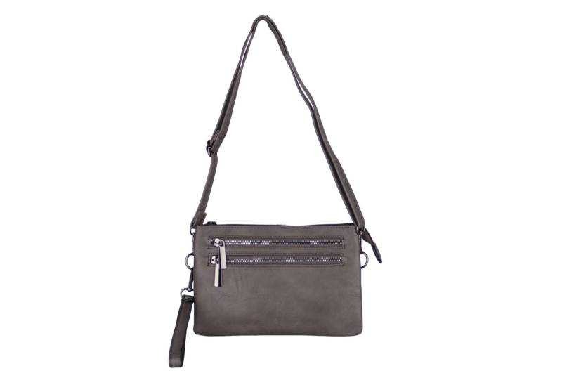 MIRROSI Umhängetasche Damen, Veganleder Crossbody Tasche Bag, Schultertasche (Extra dünnes Design mit vielen Innenfächern, ca.23,5x15x3cm(BXHXT), verstellbaren Schulterriemen von MIRROSI