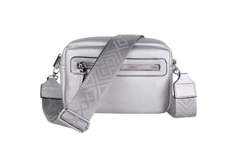 MIRROSI Umhängetasche Damen, Veganleder Crossbody Tasche Bag, Schultertasche (inkl. 1 Münzbeutel und 2 Wechselgurte, 26x16x8cm (BXHXT), gemusterten & verstellbaren Schulterriemen von MIRROSI
